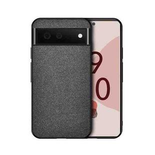 For Google Pixel 6 Shockproof Cloth Texture PC + TPU Protective Case(Black)