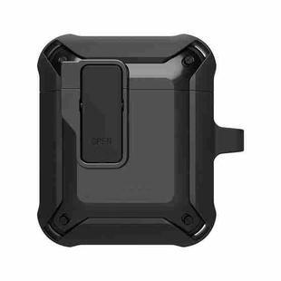 NILLKIN Bounce Series PC + TPU Earphone Protective Case with Hook For AirPods 1 / 2(Black)