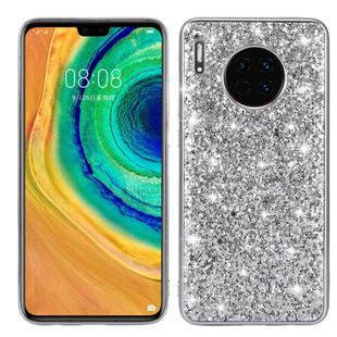 For Huawei Mate 30 Glittery Powder Shockproof TPU Case(Silver)