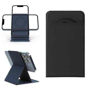 NILLKIN MagSafe SnapBase Magnetic Stand for iPhone 12 / 13 Series(Leather Black)