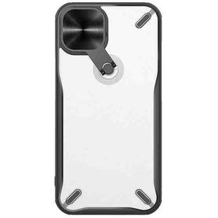 For iPhone 13 NILLKIN Cyclops PC + TPU Phone Protective Case with Movable Stand(Black)