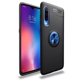 For Xiaomi Mi 9 Pro Lenuo Shockproof TPU Protective Case with Invisible Holder(Black Blue)