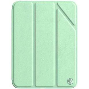 For iPad mini 6 NILLKIN Horizontal Flip Tablet Case with Holder & Pen Slot & Sleep / Wake-up Function(Green)