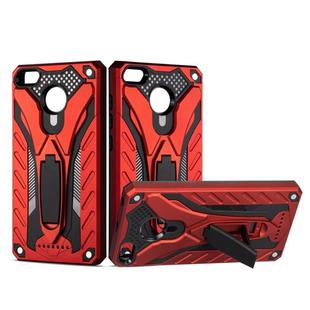 For OPPO Realme 3 Pro Shockproof TPU + PC Protective Case with Holder(Red)