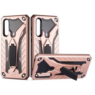 For Xiaomi A3 Shockproof TPU + PC Protective Case with Holder(Rose Gold)