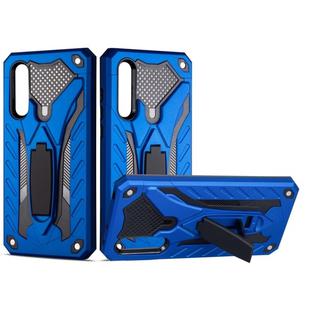 For Xiaomi A3 Shockproof TPU + PC Protective Case with Holder(Blue)