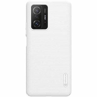 For Xiaomi Mi 11T / 11T Pro NILLKIN Frosted Concave-convex Texture PC Phone Protective Case(White)