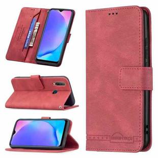 For vivo Y11 / Y15 / Y12 / Y17 Magnetic Clasp RFID Blocking Anti-Theft Leather Case with Holder & Card Slots & Wallet(Red)