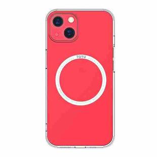 For iPhone 13 TOTUDESIGN AA-176 Eagle Eye Series MagSafe Magnetic Transparent PC + TPU Phone Case(Red)