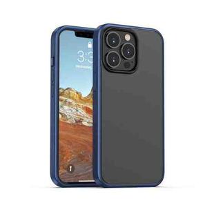 mocolo K04 TPU+PC Shockproof Frosted Phone Case For iPhone 13 Pro(Blue)