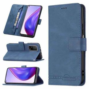 For Xiaomi Mi 10T Pro / Redmi K30S Magnetic Clasp RFID Blocking Anti-Theft Leather Case with Holder & Card Slots & Wallet(Blue)