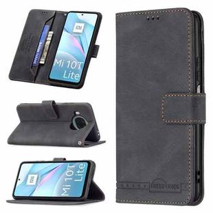 For Xiaomi Mi 10T Lite Magnetic Clasp RFID Blocking Anti-Theft Leather Case with Holder & Card Slots & Wallet(Black)
