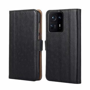 For Xiaomi Mix 4 Ostrich Texture Horizontal Flip Leather Phone Case with Holder & Card Slots & Wallet(Black)