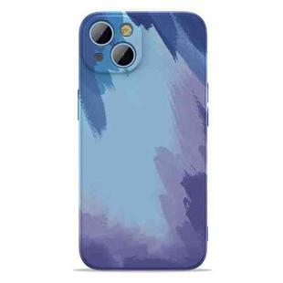 Watercolor TPU Shockproof Phone Case For iPhone 13 mini(Winter Snow)