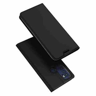 For Motorola Moto G60S DUX DUCIS Skin Pro Series Horizontal Flip Leather Phone Case with Holder & Card Slots(Black)