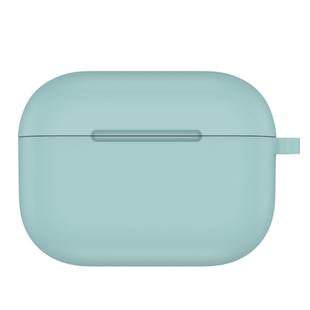 For AirPods Pro Thicken Silicone Round Bottom Earphone Protective Case(Light Green)