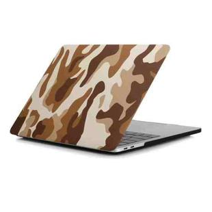 Camouflage Pattern Laptop Water Decals PC Protective Case For MacBook Air 13.3 inch A1466 / A1369(Brown Camouflage)