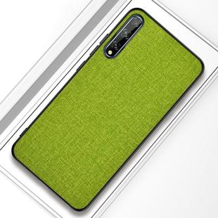 For Huawei Enjoy 10s Shockproof Cloth Texture PC+ TPU Protective Case(Green)