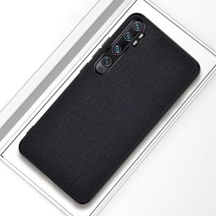 For Xiaomi Mi CC9 Pro Shockproof Cloth Texture PC+ TPU Protective Case(Black)