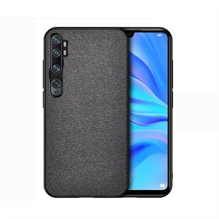 For Xiaomi Mi CC9 Pro Shockproof Cloth Texture PC + TPU Protective Case(Black)