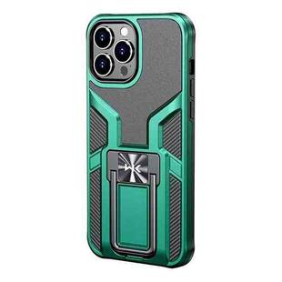 For iPhone 12 Pro WK WTP-013 Shockproof PC + TPU Phone Case with Metal Holder(Malachite Green)