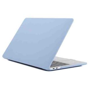 Laptop Matte Style Protective Case For MacBook Pro 16.2 inch A2485 2021 / 2023(New Actual Blue)