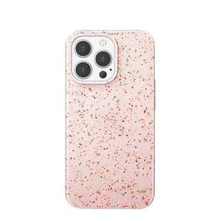 Mutural  Binfen Series 3D Raised Silicone Skin-friendly Feel Phone Case For iPhone 13 Pro Max(Pink)