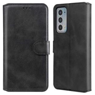 For Motorola Moto Edge 20 Classic Calf Texture Horizontal Flip Phone Leather Case(Black)