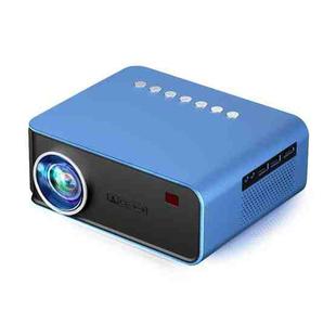 T4 Same Screen Version 1024x600 1200 Lumens Portable Home Theater LCD Projector, Plug Type:US Plug(Blue)