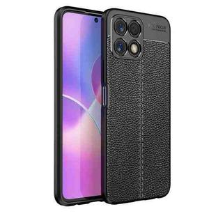 For Honor X30i Litchi Texture TPU Shockproof Phone Case(Black)