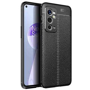 For OnePlus 9RT 5G Litchi Texture TPU Shockproof Phone Case(Black)