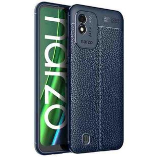 For OPPO Realme Narzo 50i Litchi Texture TPU Shockproof Phone Case(Blue)