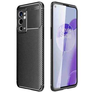 For OnePlus 9RT 5G Carbon Fiber Texture Shockproof TPU Phone Case(Black)