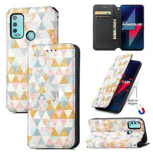 For Wiko Power U30 CaseNeo Colorful Magnetic Leather Case with Holder & Card Slot & Wallet(Rhombus)