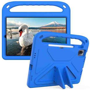 For Xiaomi Pad 5 / Pad 5 Pro Handle Portable EVA Shockproof Tablet Case with Triangle Holder(Blue)