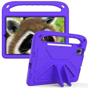 For Xiaomi Pad 5 / Pad 5 Pro Handle Portable EVA Shockproof Tablet Case with Triangle Holder(Purple)