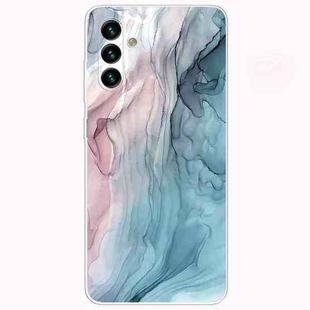 For Samsung Galaxy A13 5G Marble Pattern Shockproof TPU Phone Case(Abstract Gray)