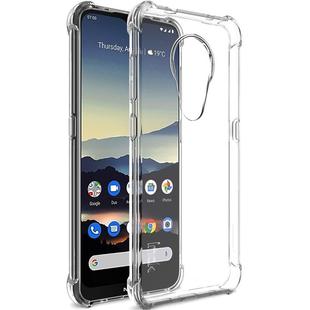 For Nokia 7.2 / 6.2 IMAK All-inclusive Shockproof Airbag TPU Case, with Screen Protector(Transparent)