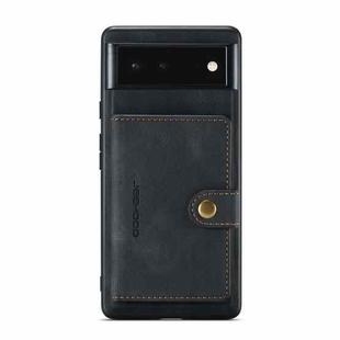 For Google Pixel 6 Pro JEEHOOD Retro Magnetic Detachable Phone Protective Case(Black)