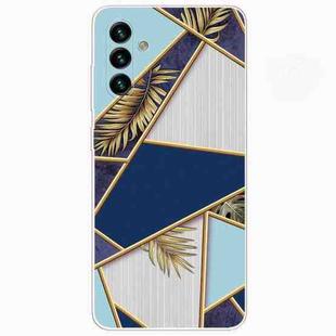 For Samsung Galaxy A13 5G Abstract Marble Pattern TPU Phone Protective Case(Leaves)