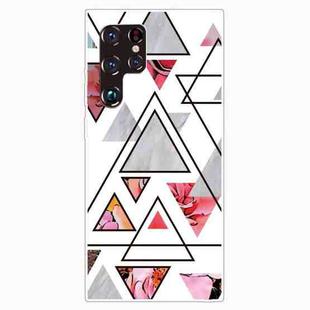 For Samaung Galaxy S22 Ultra 5G Painted Pattern Transparent TPU Phone Case(SJ-2)