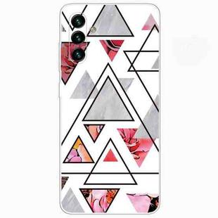 For Samsung Galaxy A13 5G Painted Pattern Transparent TPU Phone Case(SJ-2)
