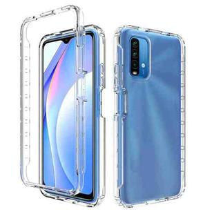 For Xiaomi Poco M3 High Transparency Two-color Gradual Change PC+TPU Phone Case(Transparent)