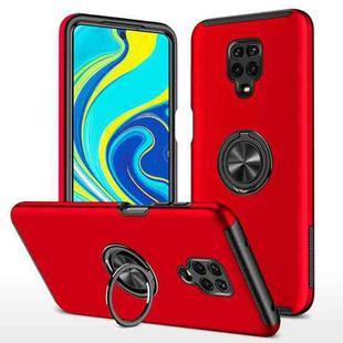 For Xiaomi Redmi Note 9 Pro / Note 9S PC + TPU Shockproof Magnetic Phone Case with Invisible Ring Holder(Red)