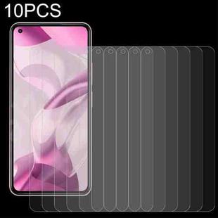 For Xiaomi Mi 11 Lite 5G NE / Mi 11 Lite 5G 10 PCS 0.26mm 9H 2.5D Tempered Glass Film