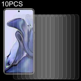 For Xiaomi Mi 11T / 11T Pro 10 PCS 0.26mm 9H 2.5D Tempered Glass Film