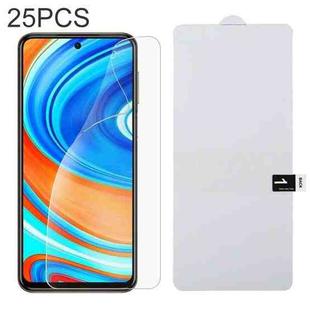 For Xiaomi Redmi Note 10 Lite 25 PCS Full Screen Protector Explosion-proof Hydrogel Film