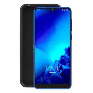 TPU Phone Case For Alcatel 3L 2019 Fingerprint Version 5039U / 5039D(Pudding Black)