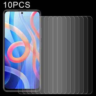 For Xiaomi Redmi Note 11 China / Note 11S 5G / Note 10 Pro China 6.6 inch / Poco M4 Pro 5G 10 PCS 0.26mm 9H 2.5D Tempered Glass Film