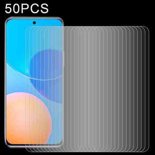 For Honor Play 5T Pro 50 PCS 0.26mm 9H 2.5D Tempered Glass Film